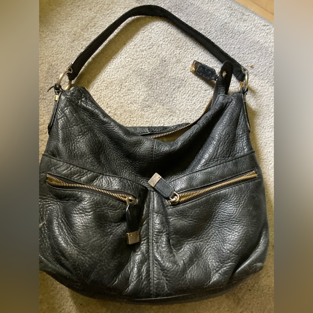 Michael Kors leather shoulder bag